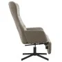 Relaxation armchair with footrest in light gray velvet by , Armchairs - Ref: Foro24-3097495, Price: 126,25 €, Discount: %