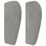 Light gray velvet headboard 83x23x78/88 cm by , Headboards and footboards - Ref: Foro24-3117510, Price: 57,86 €, Discount: %