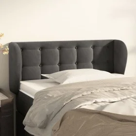 Dunkelgraues Samtkopfteil 83x23x78/88 cm von , Kopf- und Fußteile - Ref: Foro24-3117609, Preis: 47,71 €, Rabatt: %