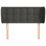 Cabecero de terciopelo gris oscuro 83x23x78/88 cm de , Cabeceros y pies de cama - Ref: Foro24-3117609, Precio: 47,71 €, Descu...