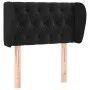 Cabecero de terciopelo negro 83x23x78/88 cm de , Cabeceros y pies de cama - Ref: Foro24-3117512, Precio: 54,97 €, Descuento: %