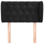 Kopfteil aus schwarzem Samt, 83 x 23 x 78/88 cm von , Kopf- und Fußteile - Ref: Foro24-3117512, Preis: 59,91 €, Rabatt: %