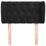 Kopfteil aus schwarzem Samt, 83 x 23 x 78/88 cm von , Kopf- und Fußteile - Ref: Foro24-3117512, Preis: 54,97 €, Rabatt: %