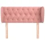 Rosa Samtkopfteil 103x23x78/88 cm von , Kopf- und Fußteile - Ref: Foro24-3117527, Preis: 66,50 €, Rabatt: %