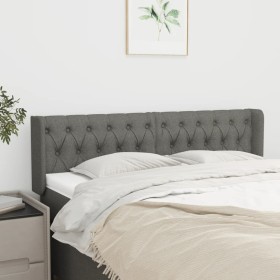 Kopfteil aus dunkelgrauem Stoff, 147 x 16 x 78/88 cm von , Kopf- und Fußteile - Ref: Foro24-3119103, Preis: 76,80 €, Rabatt: %