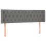 Kopfteil aus dunkelgrauem Stoff, 147 x 16 x 78/88 cm von , Kopf- und Fußteile - Ref: Foro24-3119103, Preis: 76,80 €, Rabatt: %