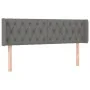 Kopfteil aus dunkelgrauem Stoff, 147 x 16 x 78/88 cm von , Kopf- und Fußteile - Ref: Foro24-3119103, Preis: 77,44 €, Rabatt: %