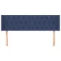 Cabecero de tela azul 147x16x78/88 cm de , Cabeceros y pies de cama - Ref: Foro24-3119108, Precio: 73,31 €, Descuento: %