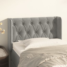 Cabecero de terciopelo gris claro 83x16x78/88 cm de , Cabeceros y pies de cama - Ref: Foro24-3119134, Precio: 52,21 €, Descue...