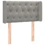 Hellgraues Samtkopfteil 83x16x78/88 cm von , Kopf- und Fußteile - Ref: Foro24-3119134, Preis: 53,75 €, Rabatt: %