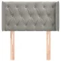 Cabecero de terciopelo gris claro 83x16x78/88 cm de , Cabeceros y pies de cama - Ref: Foro24-3119134, Precio: 53,75 €, Descue...