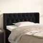 Cabecero de terciopelo negro 103x16x78/88 cm de , Cabeceros y pies de cama - Ref: Foro24-3119148, Precio: 58,30 €, Descuento: %