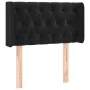 Cabecero de terciopelo negro 83x16x78/88 cm de , Cabeceros y pies de cama - Ref: Foro24-3119136, Precio: 53,14 €, Descuento: %