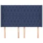 Headboard with blue fabric ears 147x16x118/128 cm by , Headboards and footboards - Ref: Foro24-3119920, Price: 131,01 €, Disc...