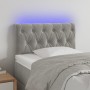 Cabecero con LED de terciopelo gris claro 80x7x78/88 cm de , Cabeceros y pies de cama - Ref: Foro24-3121978, Precio: 45,51 €,...