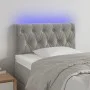 Cabecero con LED de terciopelo gris claro 80x7x78/88 cm de , Cabeceros y pies de cama - Ref: Foro24-3121978, Precio: 51,23 €,...