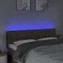 Headboard with LED in taupe gray fabric 144x7x78/88 cm by , Headboards and footboards - Ref: Foro24-3121950, Price: 81,97 €, ...