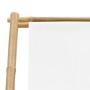 Bamboo and canvas garden lounger by vidaXL, Garden chairs - Ref: Foro24-41491, Price: 51,67 €, Discount: %
