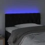 Black velvet headboard with LED 100x7x78/88 cm by , Headboards and footboards - Ref: Foro24-3121992, Price: 55,95 €, Discount: %