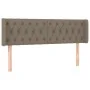 Headboard with LED in taupe gray fabric 147x16x78/88 cm by , Headboards and footboards - Ref: Foro24-3123574, Price: 92,84 €,...