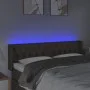 Headboard with LED in taupe gray fabric 147x16x78/88 cm by , Headboards and footboards - Ref: Foro24-3123574, Price: 92,84 €,...