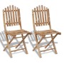 Folding garden chairs 2 units bamboo by vidaXL, Garden chairs - Ref: Foro24-41498, Price: 110,67 €, Discount: %