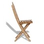 Folding garden chairs 2 units bamboo by vidaXL, Garden chairs - Ref: Foro24-41498, Price: 110,67 €, Discount: %