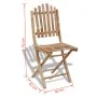 Folding garden chairs 2 units bamboo by vidaXL, Garden chairs - Ref: Foro24-41498, Price: 108,74 €, Discount: %