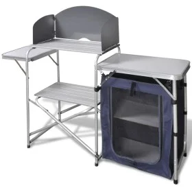 Folding Camping Kitchen Cabinet Aluminum Structure by vidaXL, camping furniture - Ref: Foro24-41330, Price: 144,72 €, Discoun...