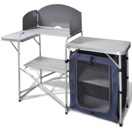 Armario de cocina de camping plegable estructura de aluminio de vidaXL, Mobiliario de camping - Ref: Foro24-41330, Precio: 11...