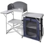 Klappbarer Camping-Küchenschrank mit Aluminiumstruktur von vidaXL, Campingmöbel - Ref: Foro24-41330, Preis: 138,90 €, Rabatt: %