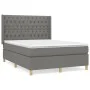 Boxspringbett mit dunkelgrauer Stoffmatratze 140x200 cm von , Betten und Lattenroste - Ref: Foro24-3132234, Preis: 509,81 €, ...