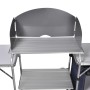 Klappbarer Camping-Küchenschrank mit Aluminiumstruktur von vidaXL, Campingmöbel - Ref: Foro24-41330, Preis: 138,90 €, Rabatt: %