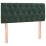 Boxspringbett mit Matratze und LED-Samt in Dunkelgrün, 90 x 200 cm von , Betten und Lattenroste - Ref: Foro24-3134564, Preis:...