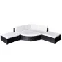6-piece garden furniture set and black synthetic rattan cushions by vidaXL, Garden sets - Ref: Foro24-41273, Price: 477,42 €,...