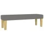 Cama box spring con colchón tela gris oscuro 140x200 cm de , Camas y somieres - Ref: Foro24-3137398, Precio: 543,58 €, Descue...