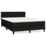 Box spring bed with black fabric mattress 140x200 cm by , Beds and slatted bases - Ref: Foro24-3140299, Price: 464,75 €, Disc...