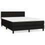 Box spring bed with black fabric mattress 140x200 cm by , Beds and slatted bases - Ref: Foro24-3140299, Price: 455,66 €, Disc...