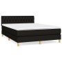 Boxspringbett mit schwarzer Stoffmatratze 140x190 cm von , Betten und Lattenroste - Ref: Foro24-3140851, Preis: 443,83 €, Rab...