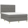 Boxspringbett mit dunkelgrauer Stoffmatratze 140x190 cm von , Betten und Lattenroste - Ref: Foro24-3142570, Preis: 547,80 €, ...