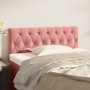 Rosa Samtkopfteil 100x7x78/88 cm von , Kopf- und Fußteile - Ref: Foro24-346339, Preis: 59,92 €, Rabatt: %