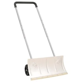 Snow shovel with extendable handle silver steel sheet 61 cm by , snow shovels - Ref: Foro24-364819, Price: 56,27 €, Discount: %