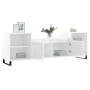 Hochglanzweißer TV-Schrank aus Sperrholz, 160 x 35 x 55 cm von , TV-Möbel - Ref: Foro24-831350, Preis: 77,49 €, Rabatt: %