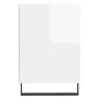 Glossy white plywood TV cabinet 160x35x55 cm by , TV Furniture - Ref: Foro24-831350, Price: 76,80 €, Discount: %