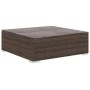 8-teiliges Gartenmöbel-Set und Kissen Kunstrattan braun von vidaXL, Gartensets - Ref: Foro24-41258, Preis: 593,37 €, Rabatt: %