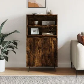 Hohes Sideboard aus geräuchertem Eichensperrholz, 60 x 36 x 110 cm von , Sideboards - Ref: Foro24-831489, Preis: 74,29 €, Rab...