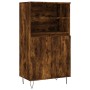 Hohes Sideboard aus geräuchertem Eichensperrholz, 60 x 36 x 110 cm von , Sideboards - Ref: Foro24-831489, Preis: 77,03 €, Rab...