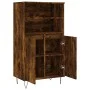 Hohes Sideboard aus geräuchertem Eichensperrholz, 60 x 36 x 110 cm von , Sideboards - Ref: Foro24-831489, Preis: 74,29 €, Rab...