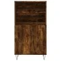 Hohes Sideboard aus geräuchertem Eichensperrholz, 60 x 36 x 110 cm von , Sideboards - Ref: Foro24-831489, Preis: 74,29 €, Rab...