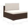 Garden furniture set 8 pieces with brown synthetic rattan cushions by vidaXL, Garden sets - Ref: Foro24-41258, Price: 608,87 ...